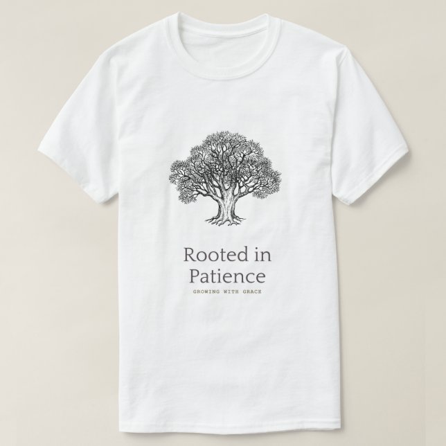 Baumwurzeln der grafischen Natur T-Shirt (Design vorne)