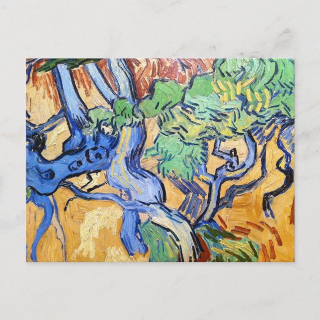Baumwurzeln Vincent van Gogh  Postkarte (Vorderseite)