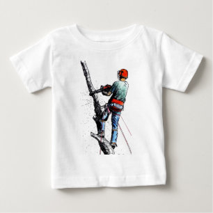 Baumzüchter-Baum-Chirurg Baby T-shirt