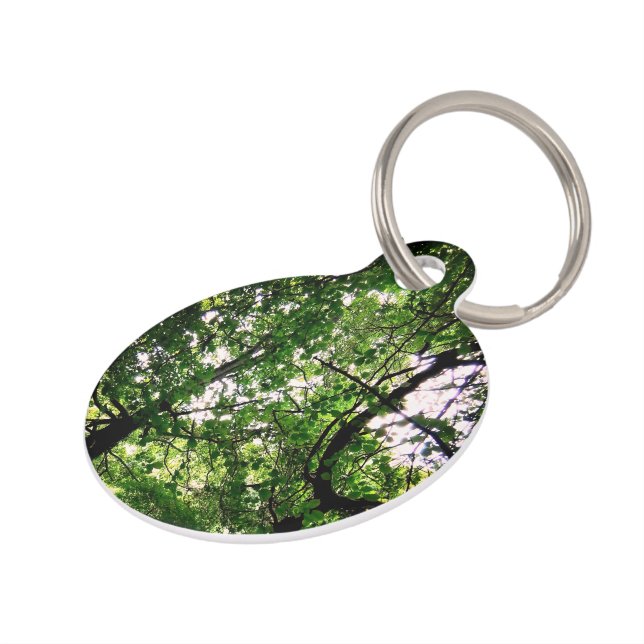 Baumzweige Haustiermarke (Seite)