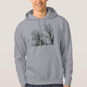 Baumzweige in der Silhouette Naturliebhaber Hoodie