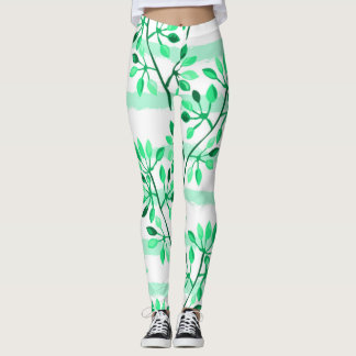 Baumzweige mit Blätter Leggings