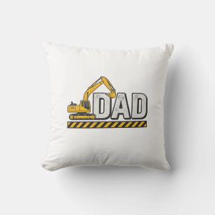 Baupapa Bagger Vintage-Shirt-Design_1 Kissen