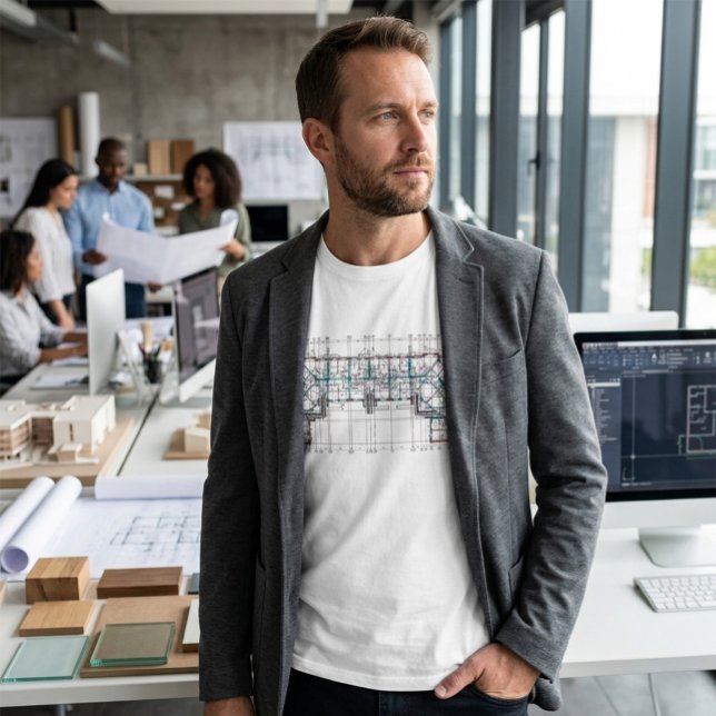 Bauplan T-Shirt (Von Creator hochgeladen)