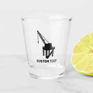 Bauplattform Schnapsglas