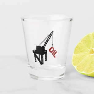 Bauplattform Schnapsglas