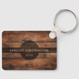 Bauschreiner rustikales Holz Nützlich Schlüsselanhänger