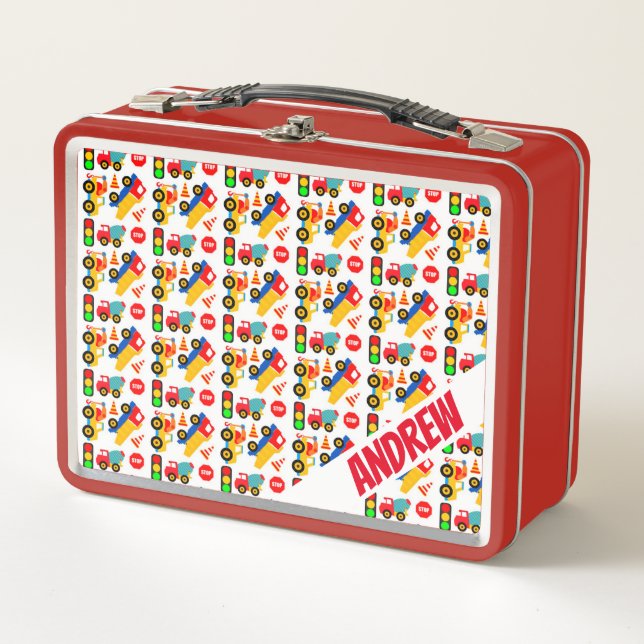Bauspielzeug Metall Lunch Box (Vorderseite)