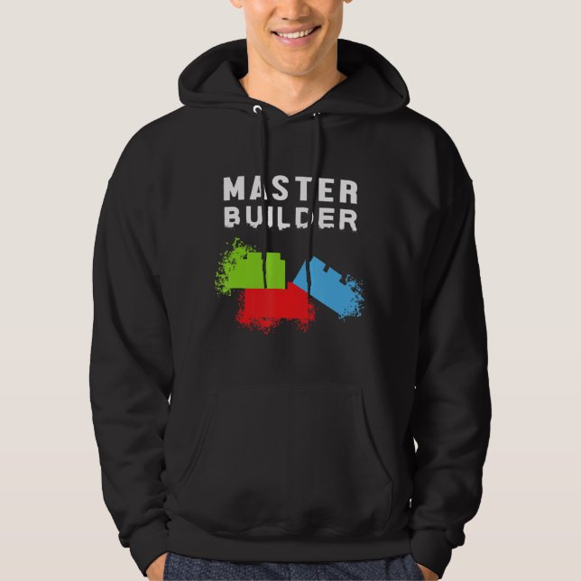 Bausteine für Master Builder Gebäude Hoodie (Vorderseite)