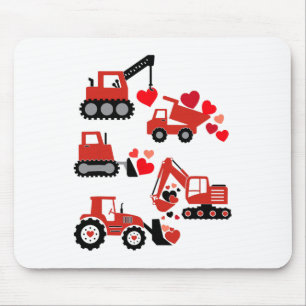 Baustellen-LKW Ich mag dich lustiger Junge Kleinki Mousepad