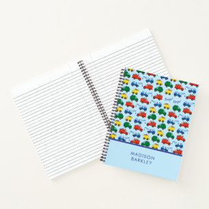 Baustellen-LKWs für Jungs Süße Kindersache Notizbuch