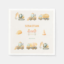 Baustellen-Muldenkipper-Geburtstagsfeier für Junge