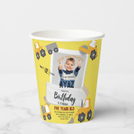 Baustellen-Muldenkipper-Party-Junge Geburtstag Pappbecher