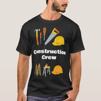 Baustellen-Team-Tools-Grafik T-Shirt