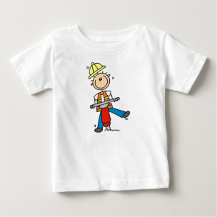 Baustellenarbeiter mit Presslufthammer-Geschenken Baby T-shirt