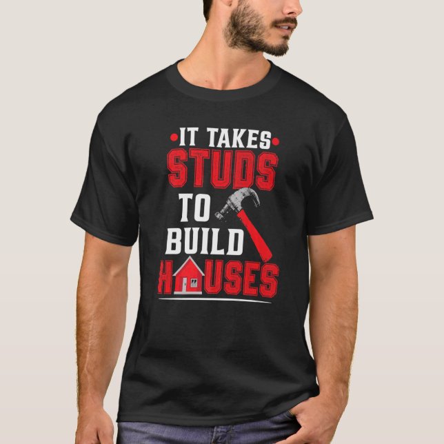 Baustellenbauarbeiter T-Shirt (Vorderseite)