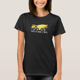 Baustellenbetonmischer Große Lastwagen für Jungen T-Shirt