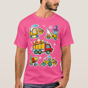 Baustellenfahrzeug Halloween Truck Süßigkeiten Kür T-Shirt