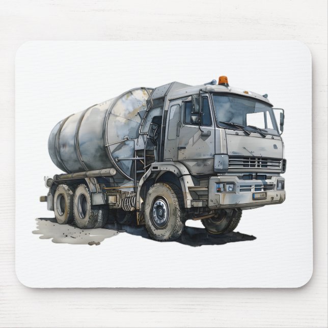Baustellenfahrzeug Mousepad (Vorne)