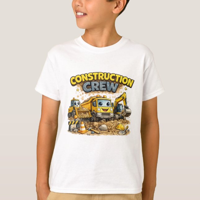 Baustellenmannschaft T-Shirt (Vorderseite)