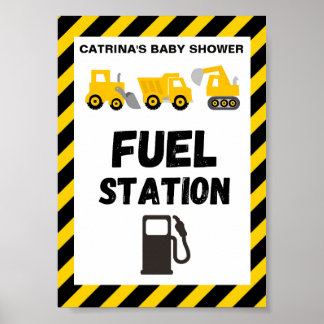 Baustellenparty-Schild Poster