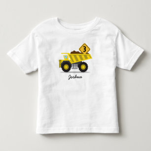 Baustumpf LKW Jeglicher Geburtstag Kleinkind T-shirt