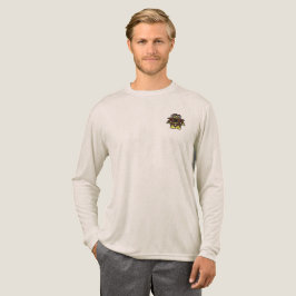 Baut für das Links T-Shirt dieses Mannes Tri-Blend Shirt