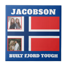"Baute Fjord Tough" und norwegische Flagge