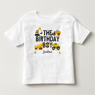 Bauthema Dump Truck Kindergeburtstag Kleinkind T-shirt