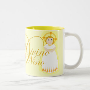 "Bautismo", Kommunion, die Tasse-Costomize der Zweifarbige Tasse