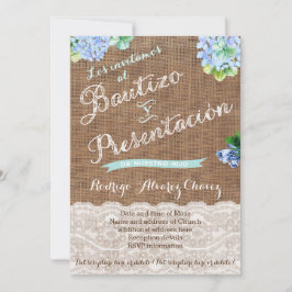 Bautizo y presentación, Bautismo, niño Einladung