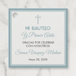 Bautizo y Primer Añito Taufe und erster Geburtstag Geschenkanhänger