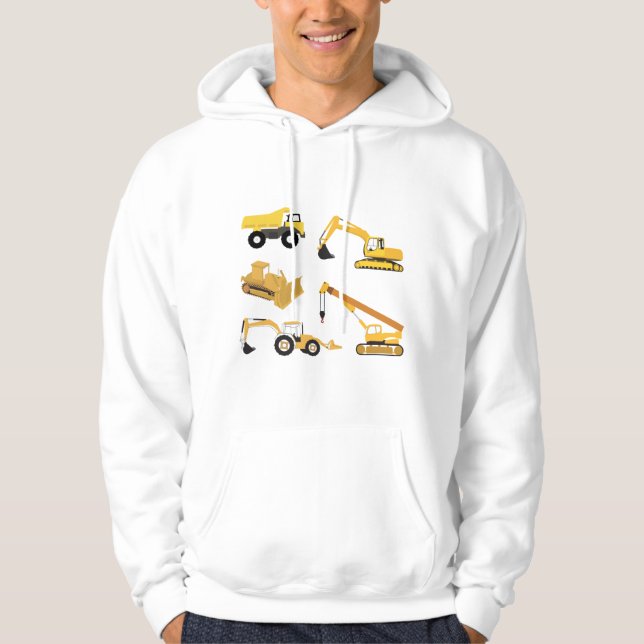 Bautransporter Hoodie (Vorderseite)