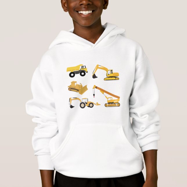 Bautransporter Hoodie (Vorderseite)