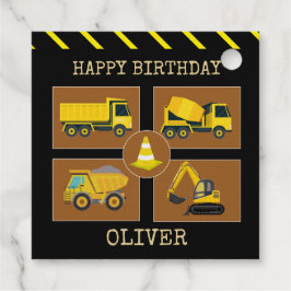 Bautransporter |Jahr der Überprüfung Geburtstagspa Geschenkanhänger