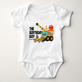 Bautransporter | KINDERGEBURTSTAG PARTY Baby Strampler