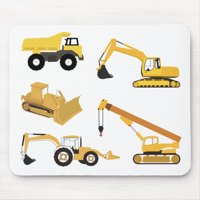 Bautransporter Mousepad (Vorne)