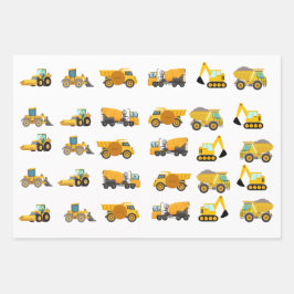 BAUTruck Geburtstagspartei Geschenkpapier Set