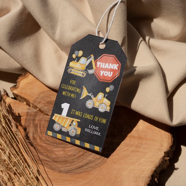 BAUTrucks Geburtstag Vielen Dank Tag Geschenkanhänger (Von Creator hochgeladen)