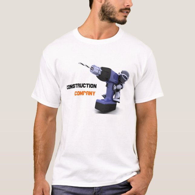 Bauunternehmen-T - Shirt (Vorderseite)