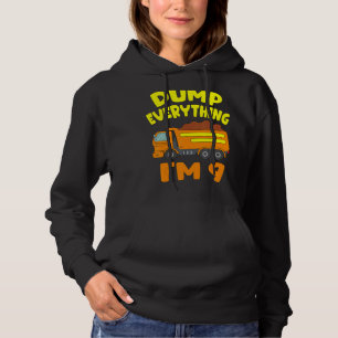 Bauwagen 9. Geburtstag Junge 9 Neun Jahr Hoodie