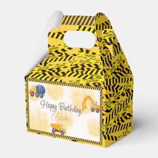 Bauwagen Geburtstag Geschenkschachtel