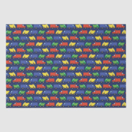 Bauwagen Kinderdusche Seidenpapier