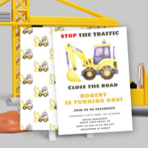 Bauwagenbagger Geburtstagspartei