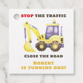 Bauwagenbagger Geburtstagspartei Geschenkanhänger