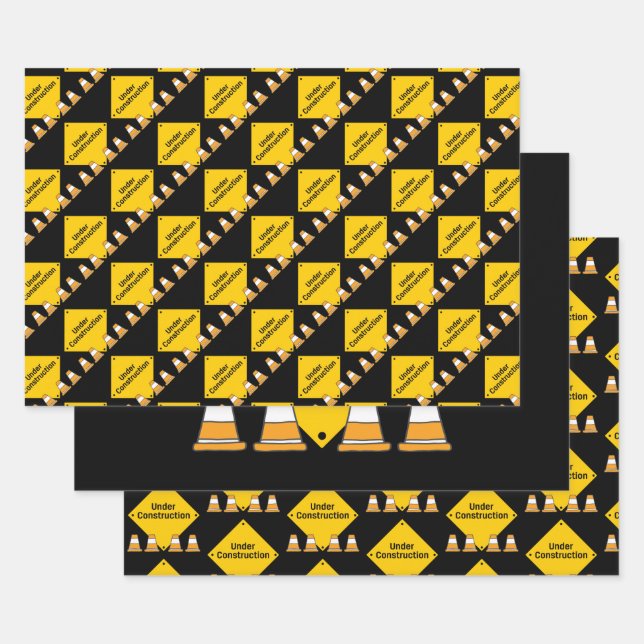 Bauweise mit Baukästen Geschenkpapier Set (Set)