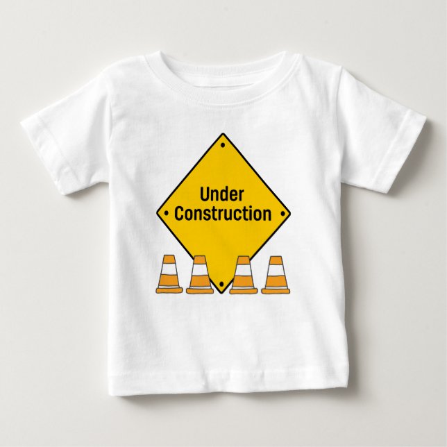 Bauweise mit Zapfen Baby T-shirt (Vorderseite)