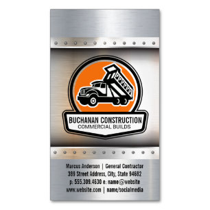 Bauwerksfahrzeug ohne Lademittel Magnetische Visitenkarte