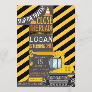 Bauwesen Erster Geburtstag Einladung