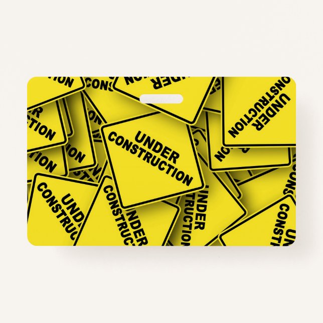 Bauzeichen Ausweis (Vorderseite)